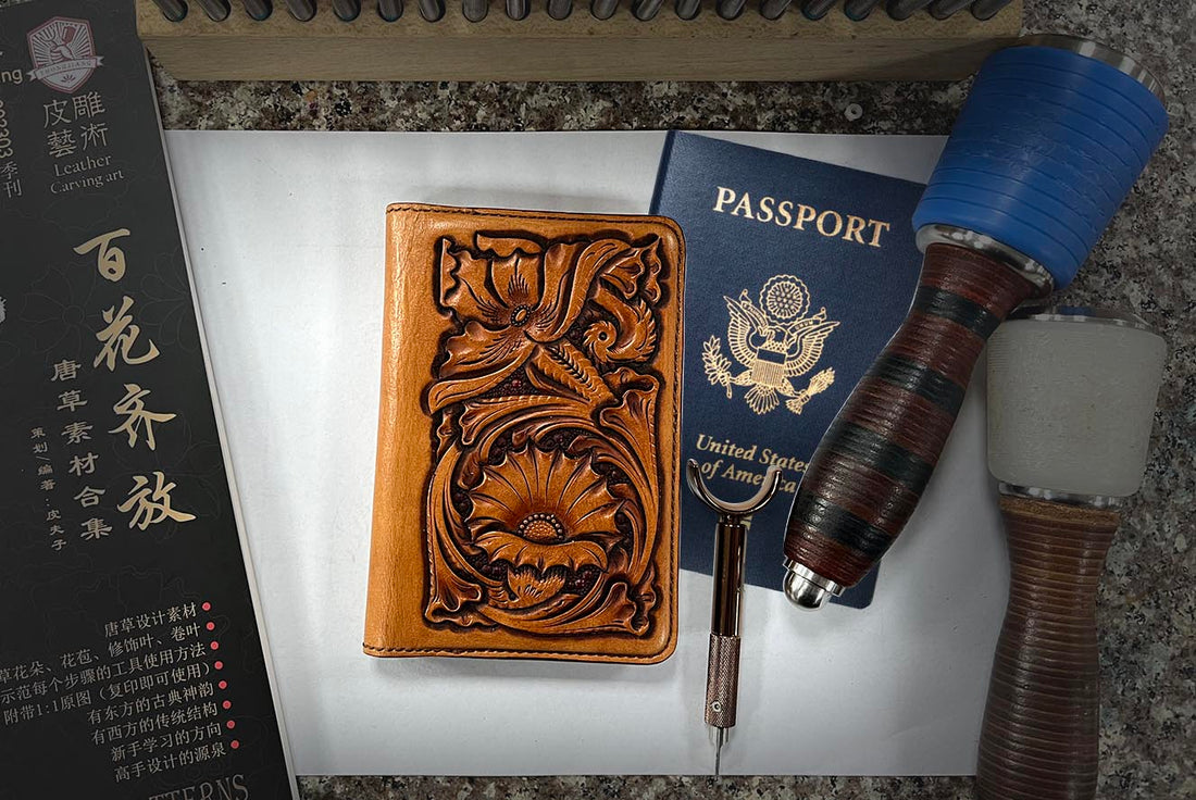 How to carve a passport bag