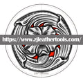 PATTERN #10: Floral Leather Carving Pattern – Full-Size 1:1 PDF