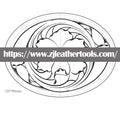 PATTERN #11: Floral Leather Carving Pattern – Full-Size 1:1 PDF
