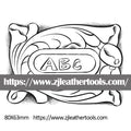 PATTERN 19: Card Wallet Leather Carving Pattern – Full-Size 1:1 JPEG