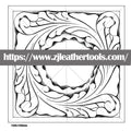 PATTERN #01: Floral Leather Carving Pattern – Full-Size 1:1 PDF