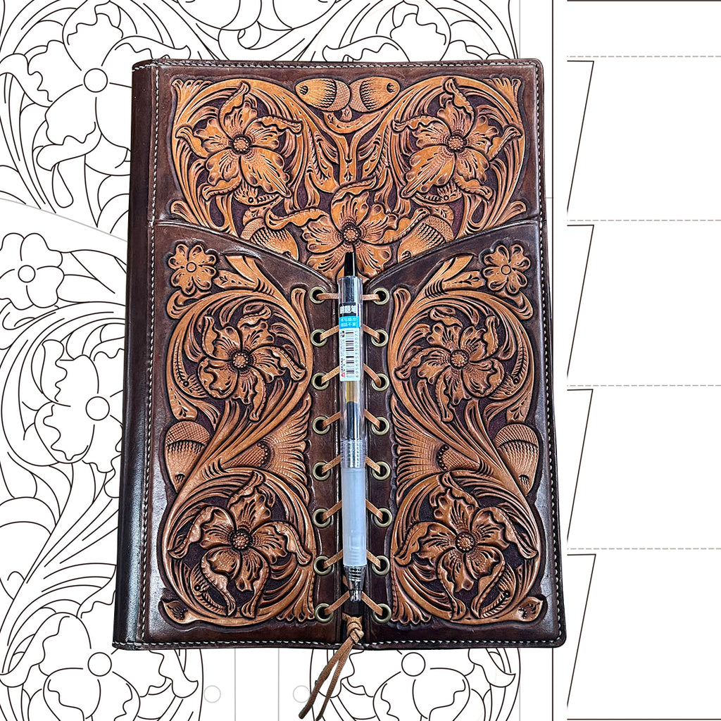 Patterns — Leather Carving Notebook Cover Patterns 2
