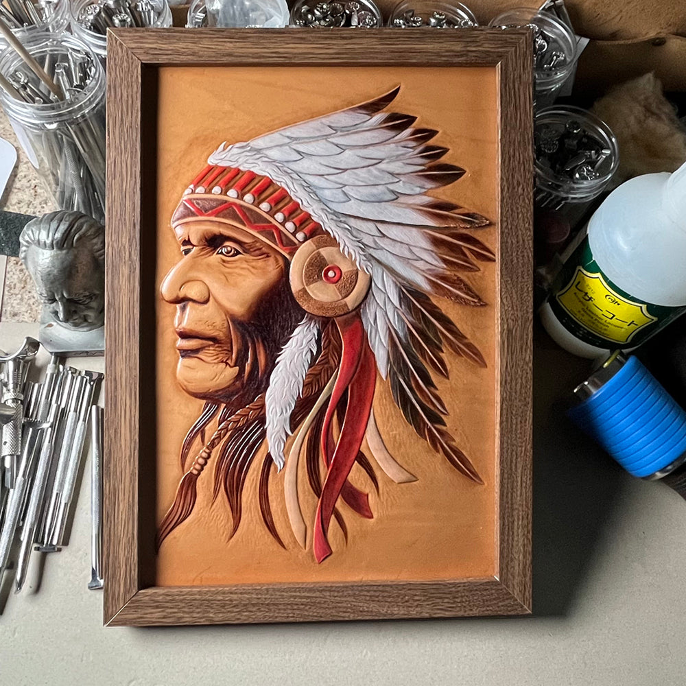Video Course: Indian Leather Carving Portrait