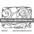 PATTERN 20: Card Wallet Leather Carving Pattern – Full-Size 1:1 JPEG