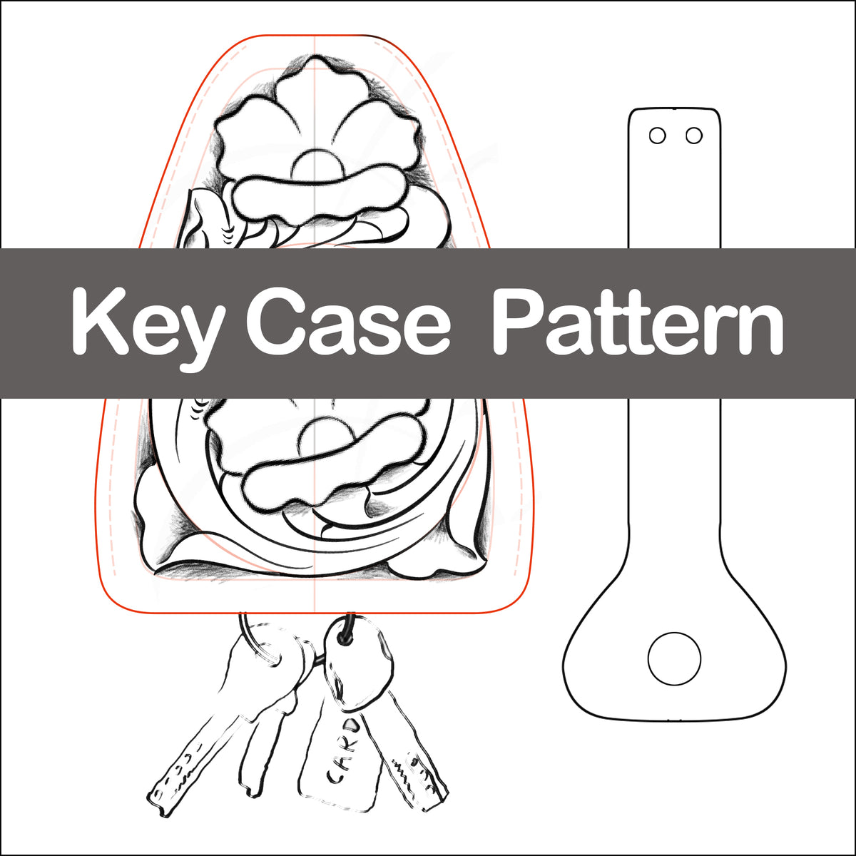 Pattern for Key Pouch 2