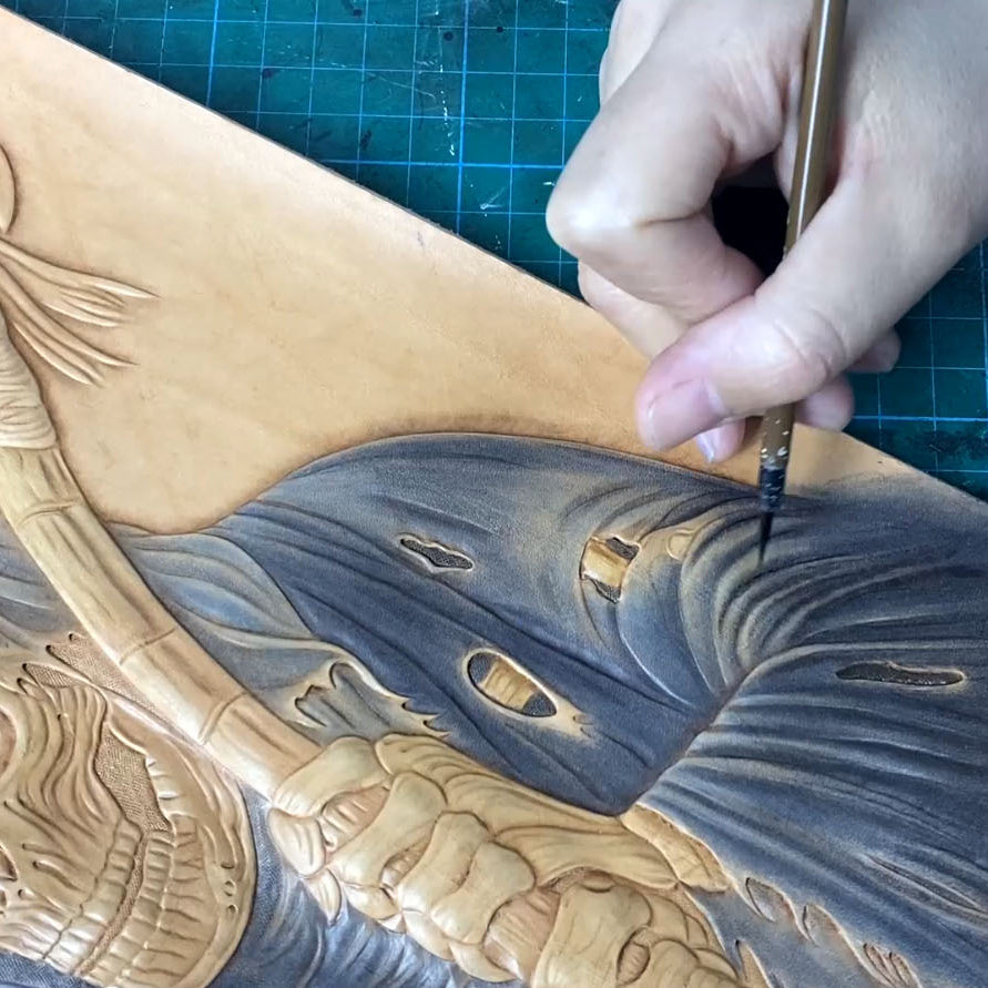 Leather Carving Course - Grim Reaper