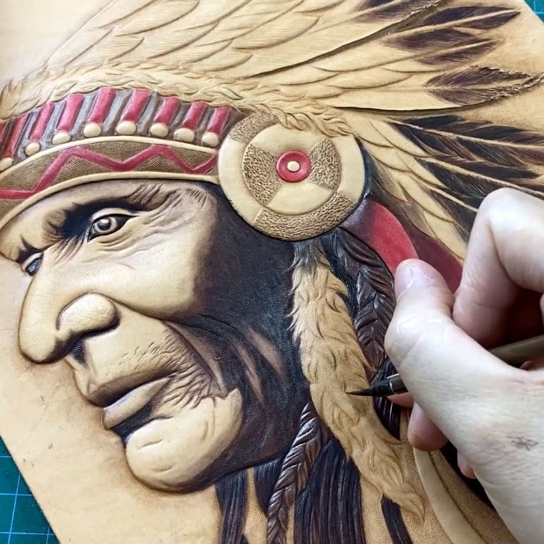 Video Course: Indian Leather Carving Portrait