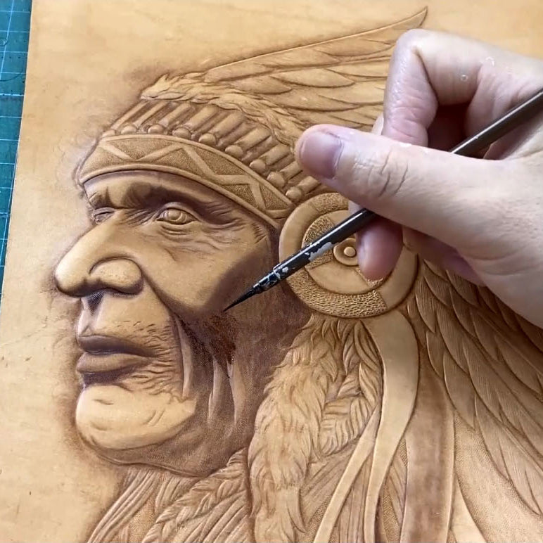 Video Course: Indian Leather Carving Portrait