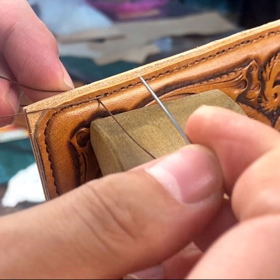 Video Course: Leather Carving Floral Passport Cover 2