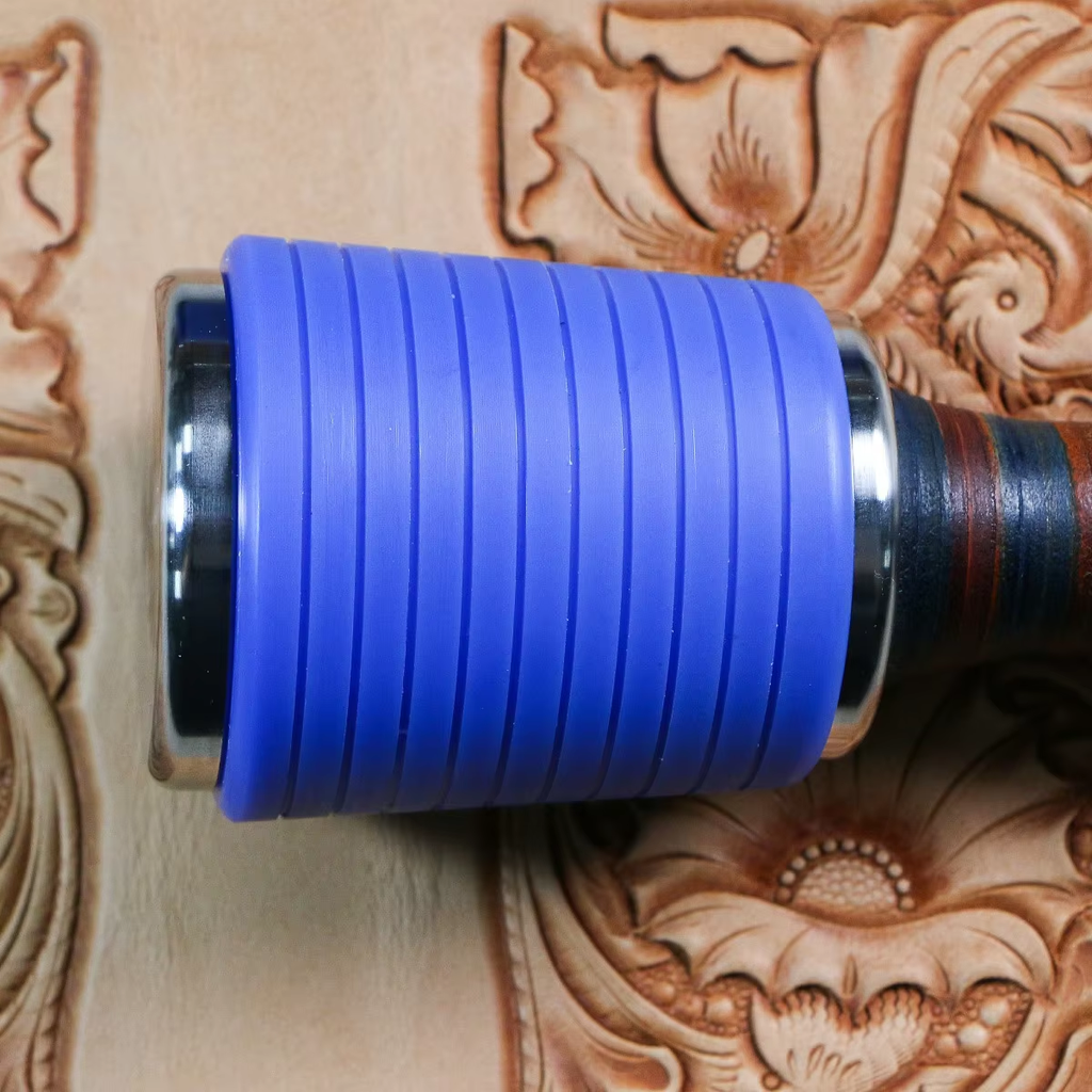 Hard Nylon Material Leather Carving Hammer Blue Leather Handle Carving Hammer