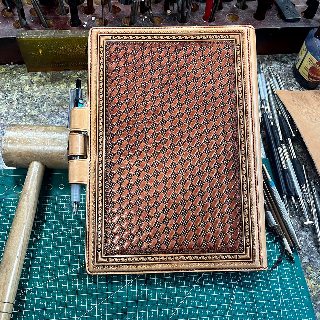 Video Course: Leather Carving Notebook Cover