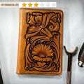 Video Course: Leather Carving Floral Passport Cover 2