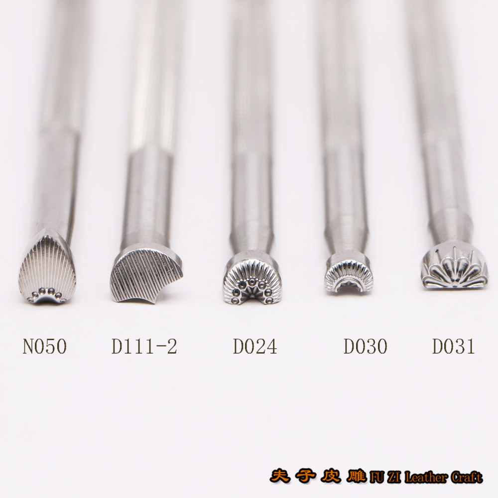 Leather carving stamping tool D024 D030 D031 D111-2 N050