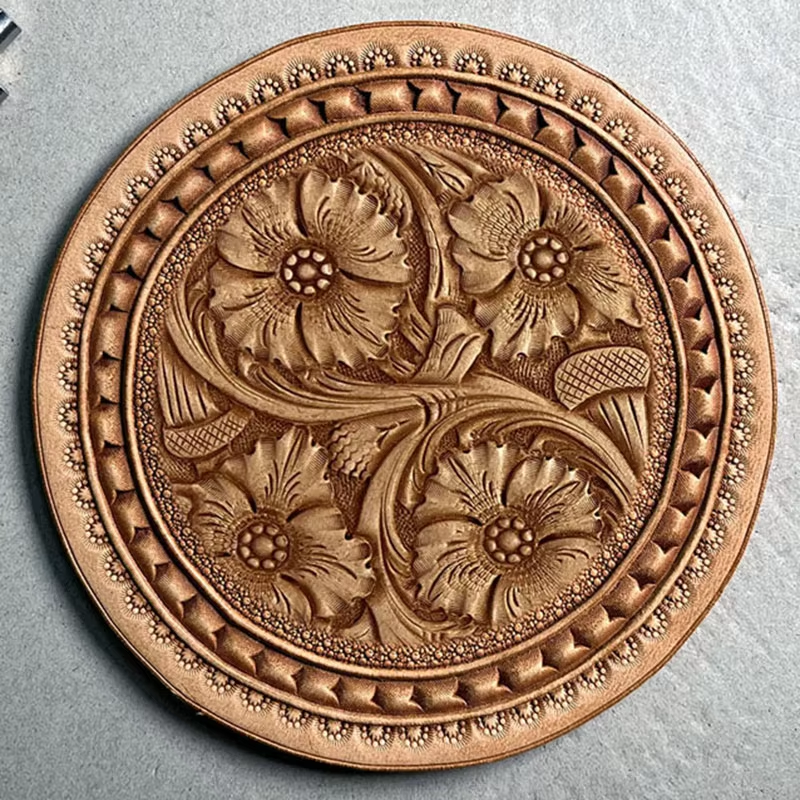Leather carving stamping tool D024 D030 D031 D111-2 N050