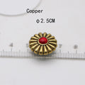 Retro style button wallet buckle decorative buckle