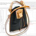 Pattern - Leather Crossbody Phone Pouch Pattern