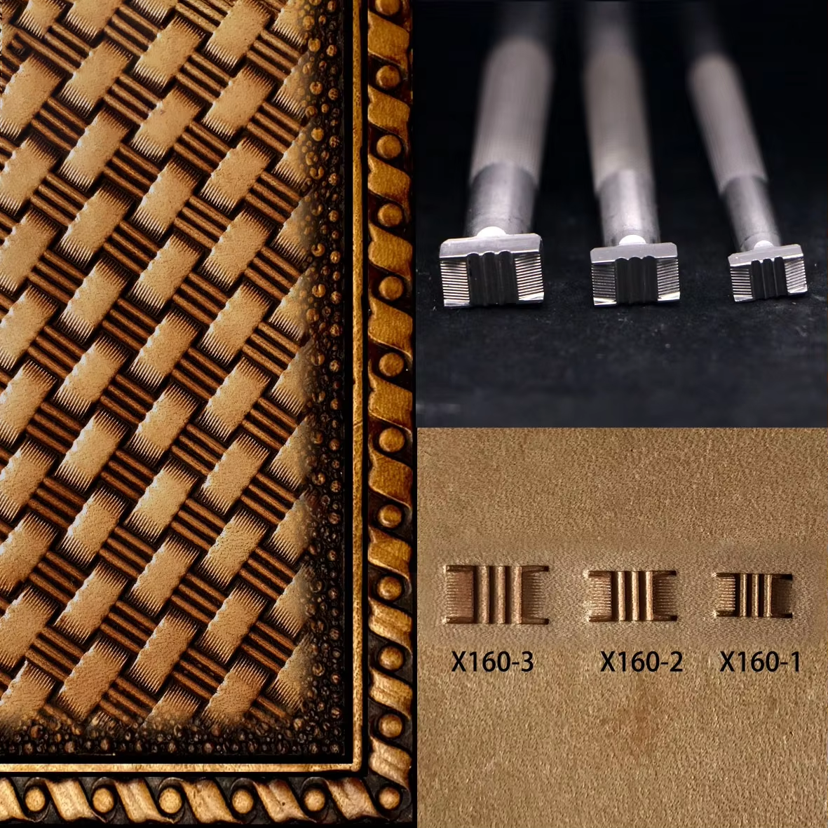 Leather carving stamping tool X160 Series