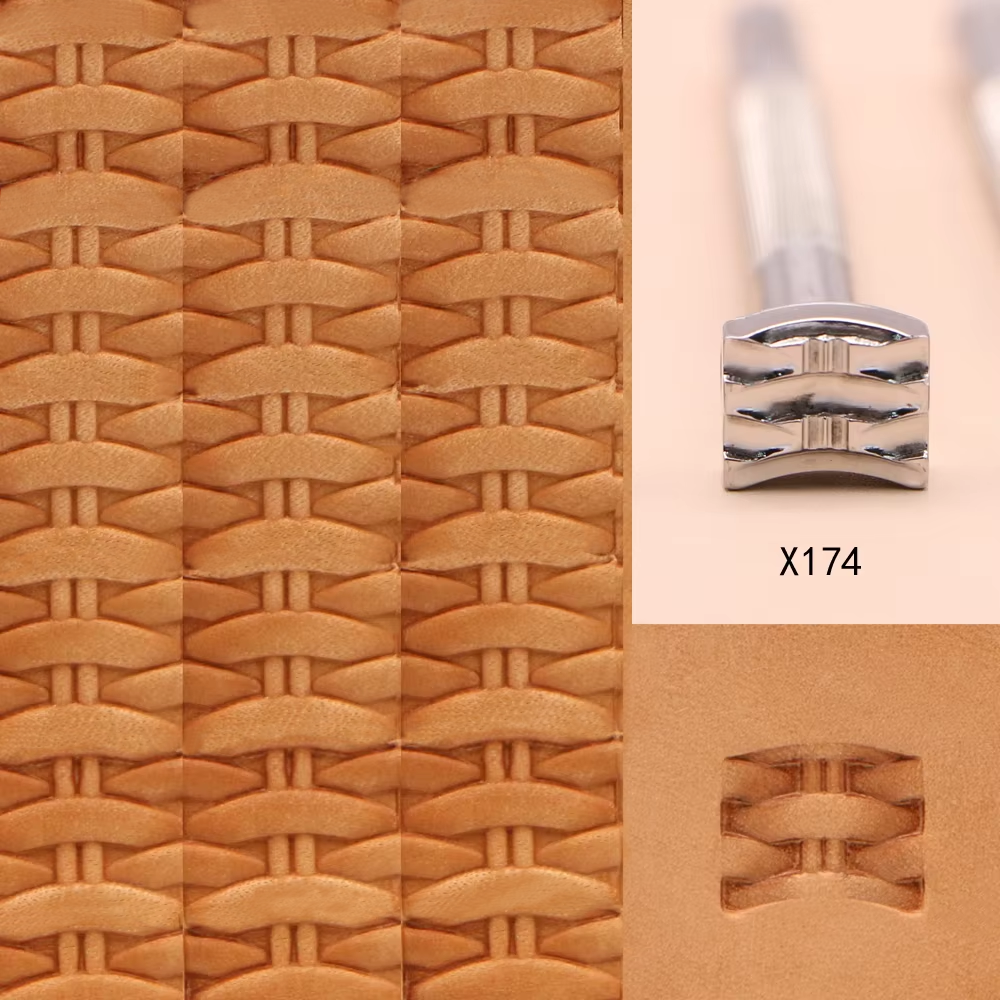 Leather carving stamping tool X174