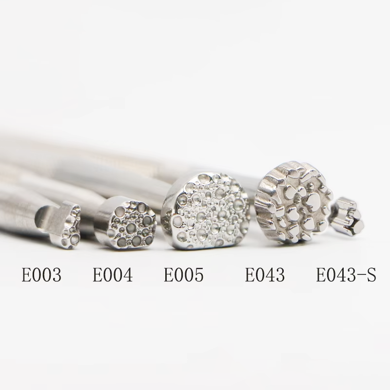 Leather carving stamping tool E003 E004 E005 E043 series