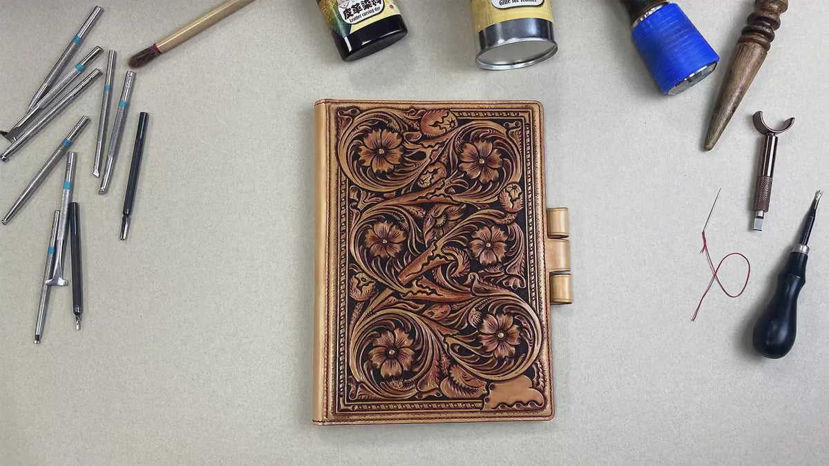 Video Course: Leather Carving Notebook Cover